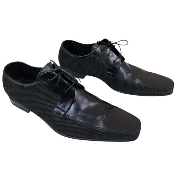 Moreschi Mens Italian Made Leather Lace Up Quiet Luxury Oxford Dress Shoes 9.5 main image 7